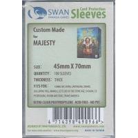 スワンパナシア・45x70カードスリーブ100枚（厚手）