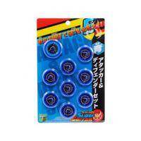 スーパーカロム アタッカー&ディフェンダーセット(青) [対象年齢：6歳～]