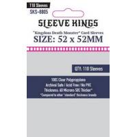 ●【薄紫52ｘ52】：スリーブキング・カードスリーブ・52スクエア110枚（52mmx52mm）
