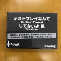 テストプレイなんてしてないよ　黒